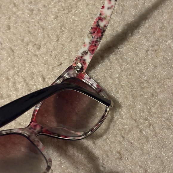 Dolce & Gabbana Black and Pink Floral Sunglasses - Picture 5 of 5